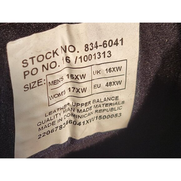 Thorogood Leather Oxford Dress Shoes Mens Size 15 XW Extra Wide Black 834-6041 - Picture 7 of 12